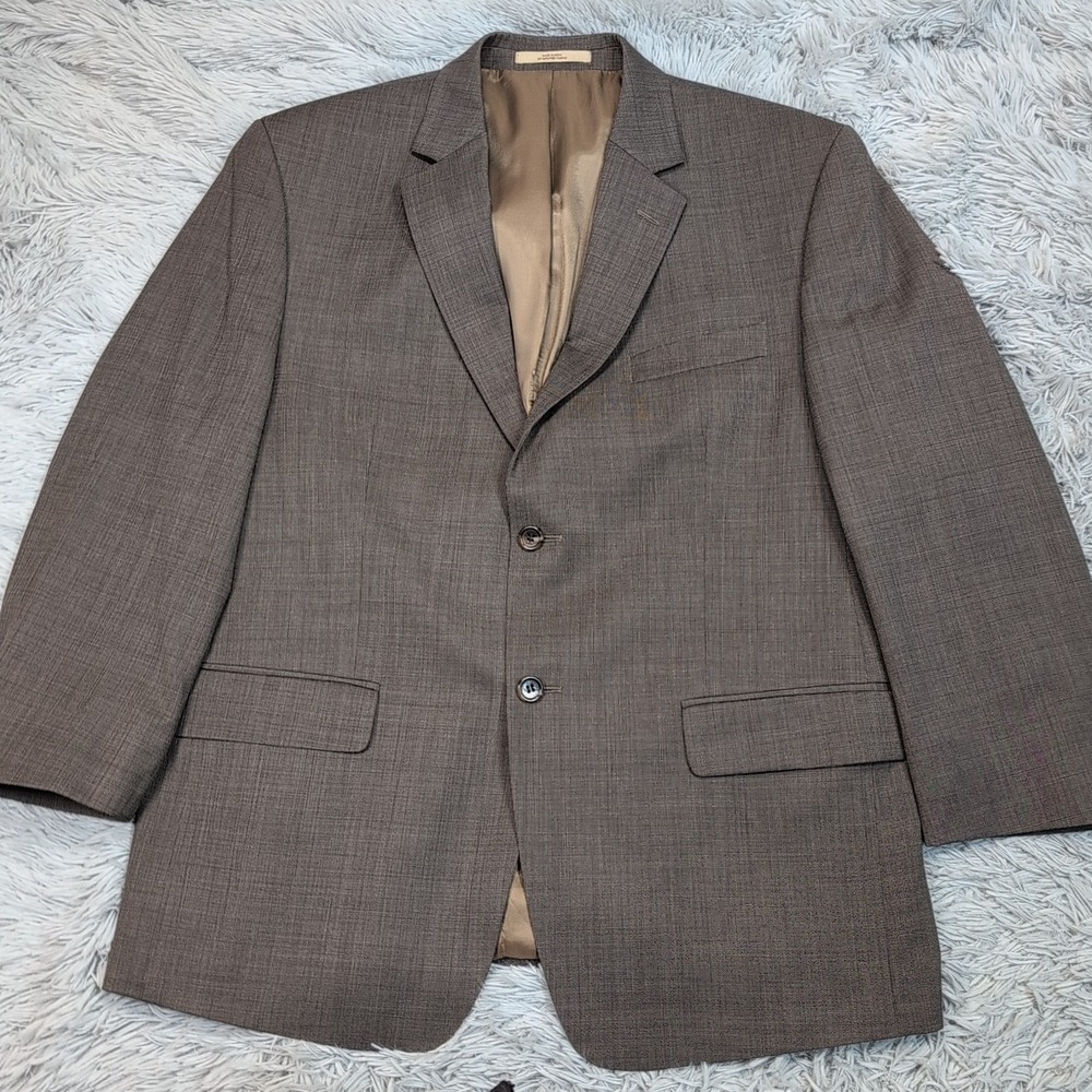 Vintage Joseph Abboud Jacket Mens 42 S Wool Suit Sport Coat Button Up Preppy